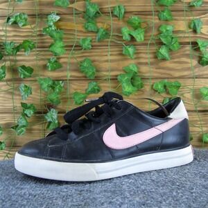 Nike Women's BRS Sneaker Black Leather Sz‎ 7 Medium Gently Used 2025